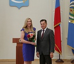 Губернатор наградил медалями игроков «Астраханочки» 