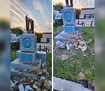 В Астрахани почти до основания разрушили памятник Ленину