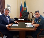 Глава МЧС Астраханской области отчитался перед Игорем Бабушкиным и назвал причины запаха гари 