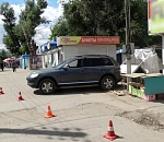 В Астрахани пьяный водитель снес ларек: пострадала продавец