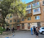 В Астрахани на Татищева у многоэтажного дома сдвинулась плита перекрытия 