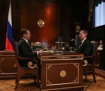Астраханский губернатор и российский премьер обсудили развитие ОЭЗ «Лотос»
