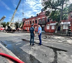 Появились подробности крупного пожара в центре Астрахани 