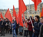 Астраханские коммунисты отпраздновали 101-ую годовщину Великого Октября митингом 