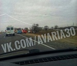 В Астраханской области перевернулась машина с 7 пассажирами