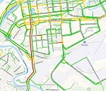 Улица Боевая в Астрахани стоит в мощной пробке