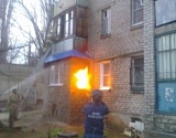 В Астрахани горел газопровод: пострадал человек