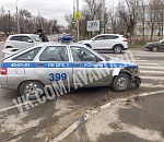 В Астрахани произошла авария с участием машины ДПС