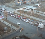 На Боевой в Астрахани сфотографировали эпичную пробку