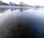 Фото дня: в Астрахани встал первый лед