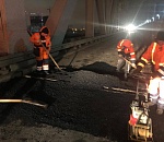 На Старом мосту в Астрахани отремонтировали деформационные швы