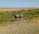 Под Астраханью машина улетела в кювет. Трое пострадавших