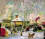 Фото дня: Кустодиев запечатлел Путина в Астрахани