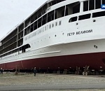 Строящийся на ССЗ «Лотос» круизный лайнер «Петр Великий» станет плавучей гостиницей на время саммита