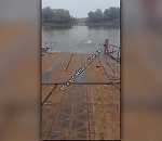 Под Астраханью затонул понтонный мост 