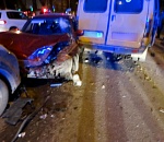 В Астрахани произошло ДТП с участием четырех автомобилей