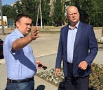 В Трусовском районе продолжаются работы по благоустройству