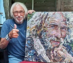 Пьер Ришар передал привет астраханскому художнику