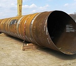 На Каспий плывут сваи из Волгодонска для нефтедобывающей платформы