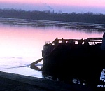 Рядом с Петровской набережной Астрахани обнаружили большое маслянистое пятно на поверхности Волги