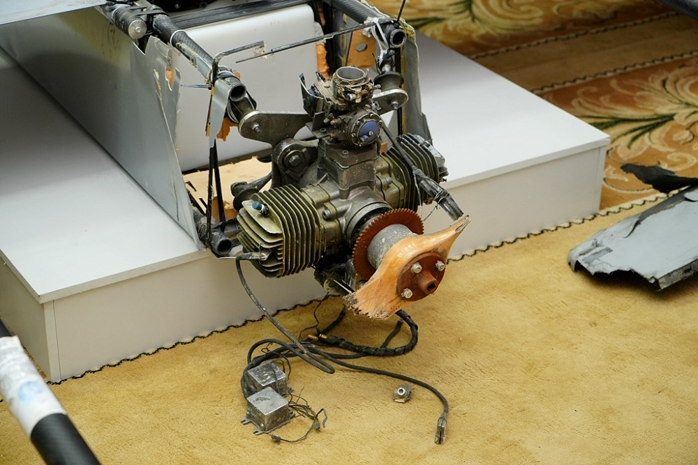 Обломки сбитого над регионом беспилотника ВСУ выставили в астраханском музее