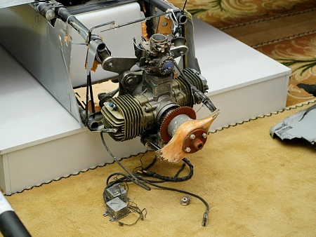 Обломки сбитого над регионом беспилотника ВСУ выставили в астраханском музее