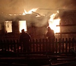 Под Астраханью дотла сгорел частный дом