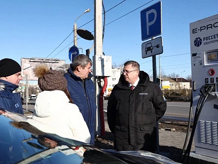 Еще одна станция для зарядки электромобилей открывается в Астрахани