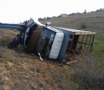 В Астраханской области опрокинулась «Газель»