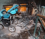 В Астрахани сгорела детская коляска