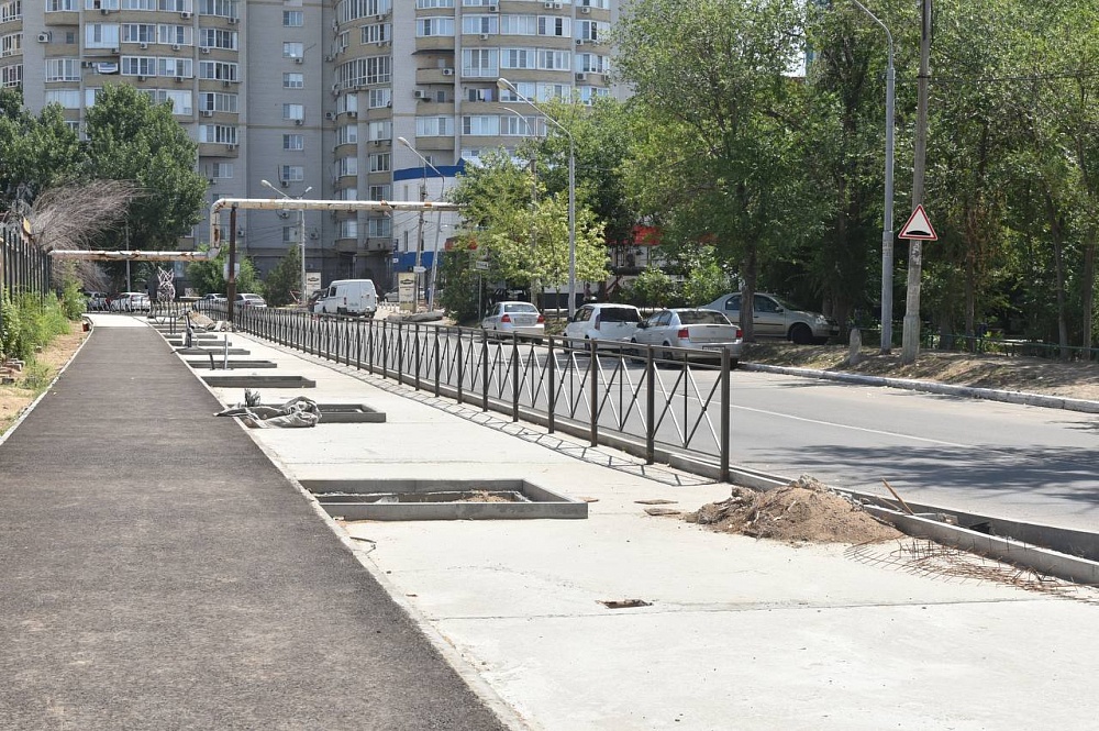Уже этой осенью астраханцы смогут прогуляться по обновленной Комсомольской набережной