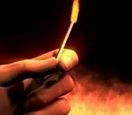 В Астраханской области подожгли хозпостройку