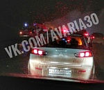 На трассе в Калмыкии загорелся пассажирский автобус