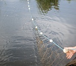 Астраханец установил в Волге 50-метровую сеть