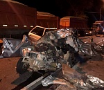 Была ли погоня: кадры смертельной аварии, в которой погибли сразу трое молодых людей