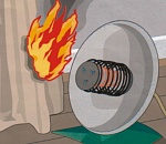 В самом центре Астрахани квартира загорелась из-за электрообогревателя