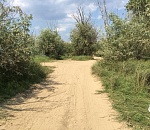 Въезд на пляж КРХФ в Астрахани свободен 