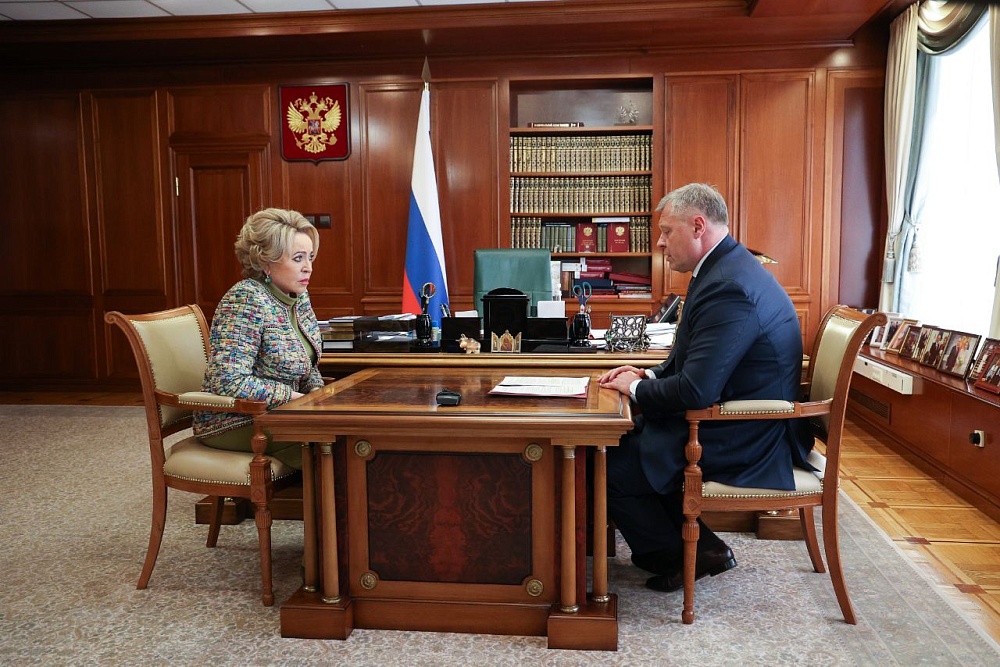 Игорь Бабушкин провел рабочую встречу с Валентиной Матвиенко