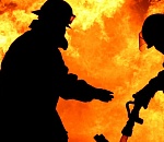 На пожаре в центре Астрахани погибли два человека