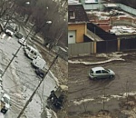 В Астрахани тонет одна из улиц Зацаревья: видео