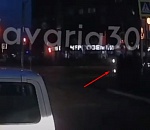 В центре Астрахани машина исполнила двойной тулуп: видео