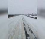 На севере Астраханской области выпал снег