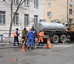 Игорь Седов лично проверил работу Астрводоканала на провале в районе Больших Исад