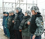 На ключевой подстанции Астраханской области прошли антитеррористические учения 