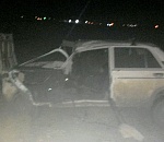 Под Астраханью опрокинулся автомобиль: водитель погиб, пассажирка в коме