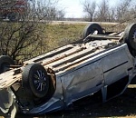 Астраханец на авто вылетел с трассы и перевернулся