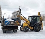Уборка снега в Астрахани продолжается полным ходом