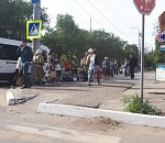 На Савушкина в Астрахани микроавтобус сбил мальчишку