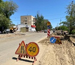 На улице Александрова в Астрахани меняют водопровод