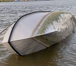 В Астрахани на Волге при столкновении затонуло маломерное судно